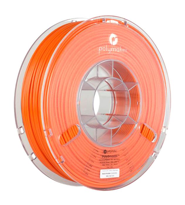 Polymaker Pj01020 3D Filament, 2.85mm, Pvb, Orange, 750G