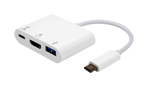 Multicomp Pro 83-22045 Conv, Usb Type C Plug, Hdmi/usb A/c Rcpt