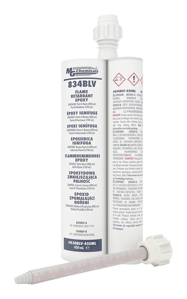 MG Chemicals 834Blv-450Ml Epoxy Compound, Dual Cartridge, 450Ml