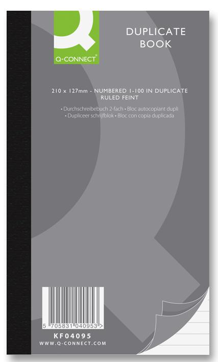 Q Connectorect Kf04095 Duplicate Book 210 X 127mm