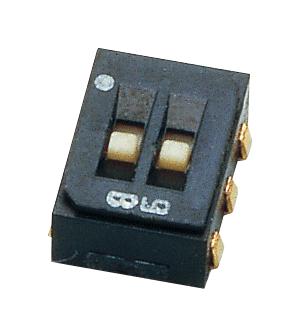 NIDEC Components Cas-D20Ta1 Slide Switch, Spdt Dual, 0.1A, 6Vdc, Smd