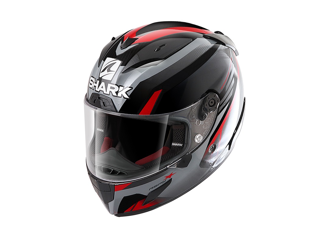 Shark Race-R Pro Aspy Black Anthracite Red KAR Full Face Helmet XS