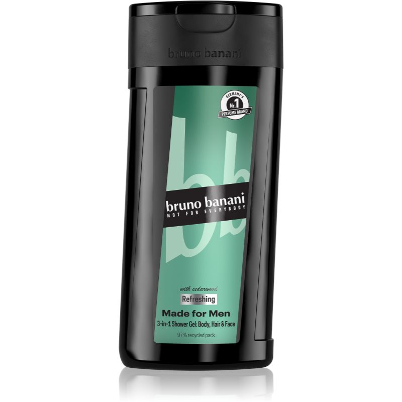 Bruno Banani Made for Men refreshing shower gel 3-in-1 for men 250 ml