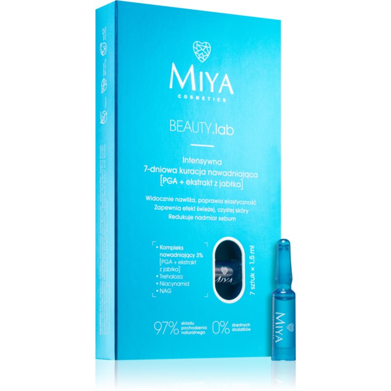 MIYA Cosmetics BEAUTY.lab intensive treatment with moisturising effect 7x1,5 ml