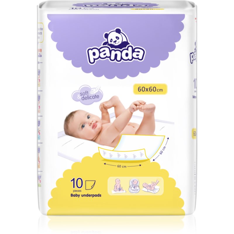 BELLA Panda disposable changing mats 60x60 cm 30 pc