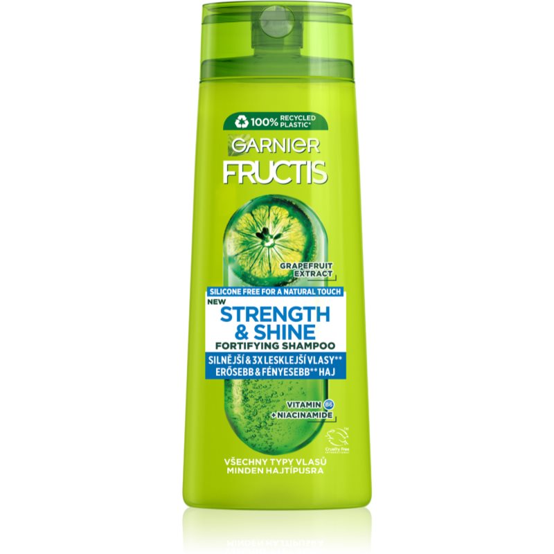 Garnier Fructis Strength & Shine shampoo for hair strengthening and shine 400 ml