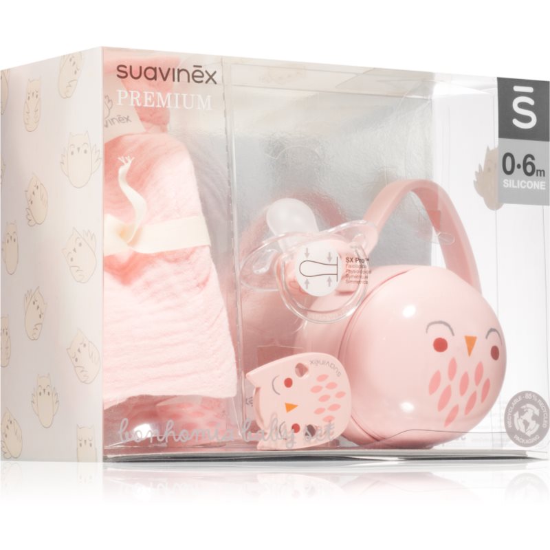Suavinex Bonhomia Gift Set gift set Pink(for children from birth)