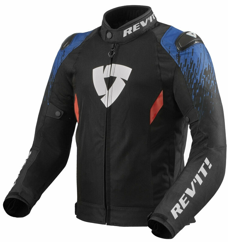 Rev'it! Jacket Quantum 2 Air Black/Blue S Textile Jacket
