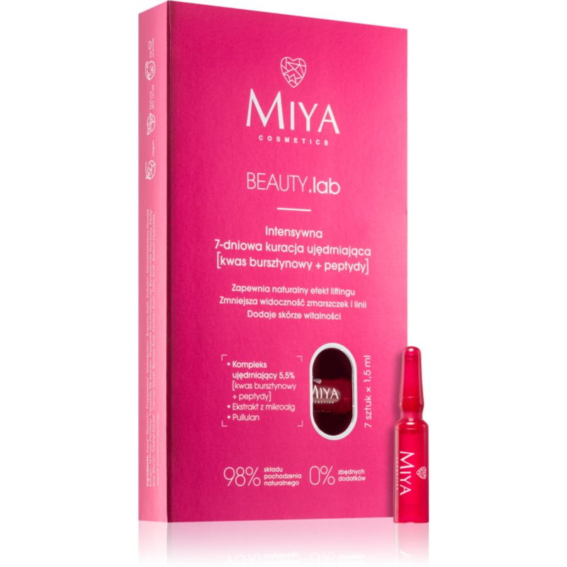 MIYA Cosmetics BEAUTY.lab intensive treatment with firming effect 7x1,5 ml