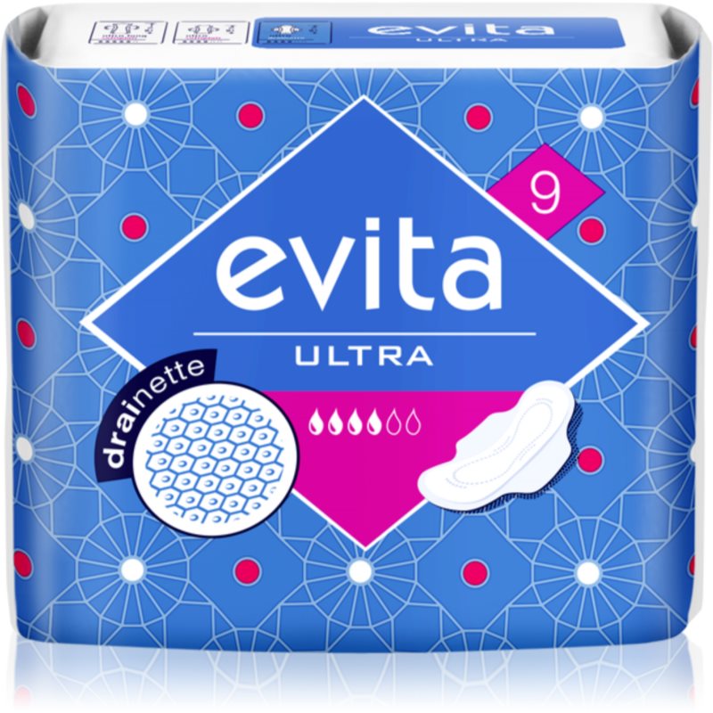 BELLA Evita Ultra Drainette sanitary towels 9 pc