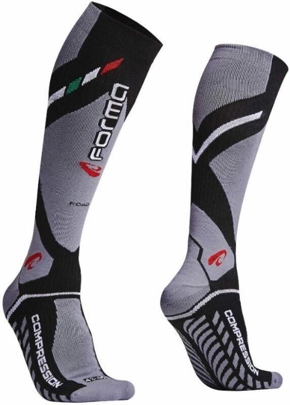 Forma Boots Socks Road Compression Socks Black/Grey 47/50