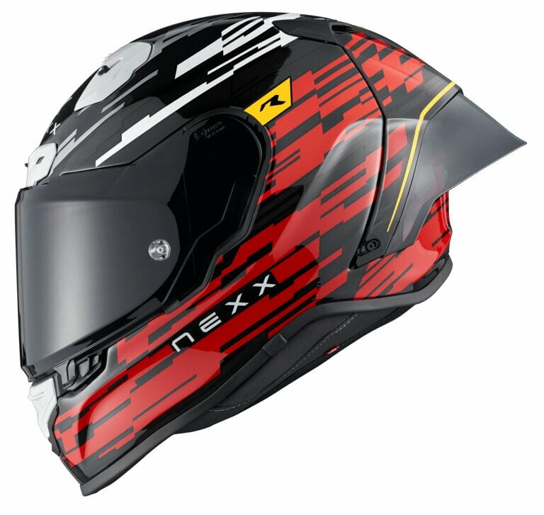 Nexx X.R3R Glitch Racer Red/White M Helmet