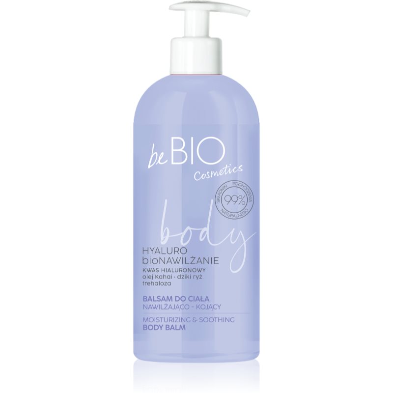beBIO Hyaluro bioMoisture deeply moisturising body balm for very dry skin 350 ml
