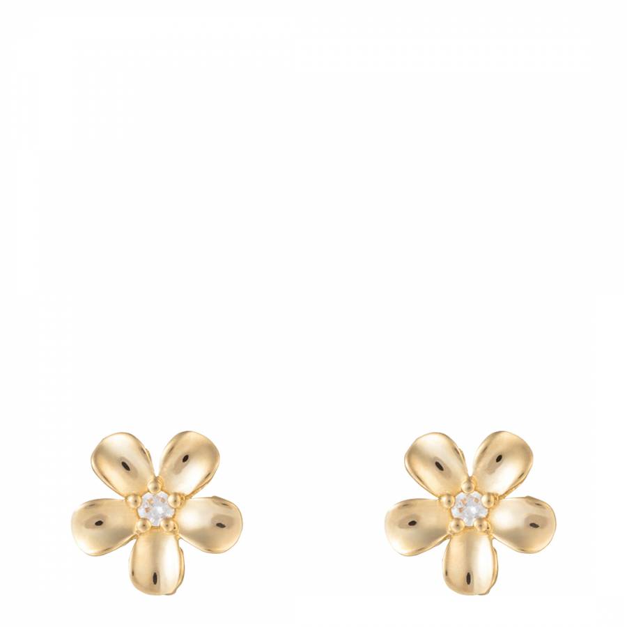 Gold Mini Flower Earrings