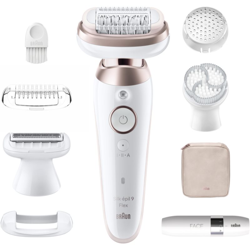 Braun Silk-épil 9 9360 epilator with fully flexible head for the legs, body and underarms 1 pc
