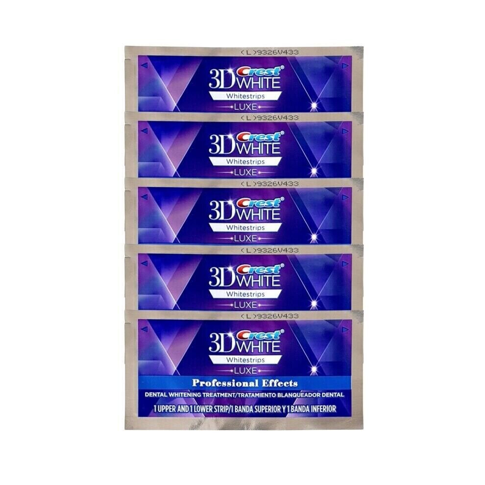 (20 Pouches) Crest 3D White Whitestrips Professional Whitening Effect