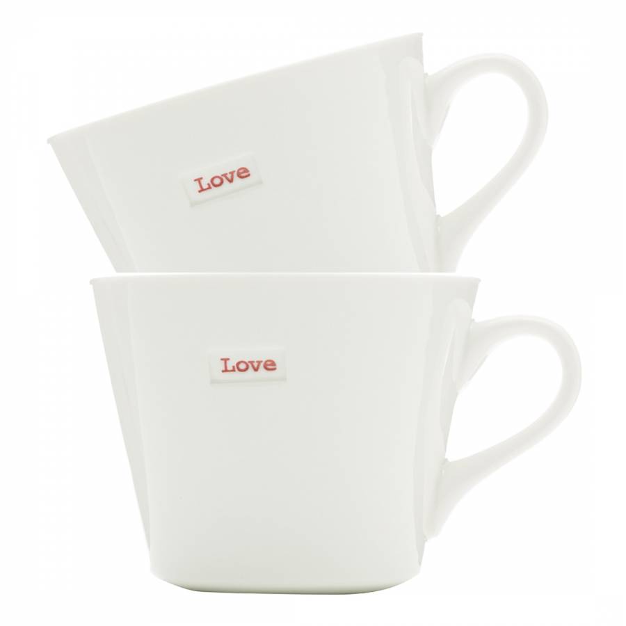 Set of 2 Mugs - Love in Gift Box