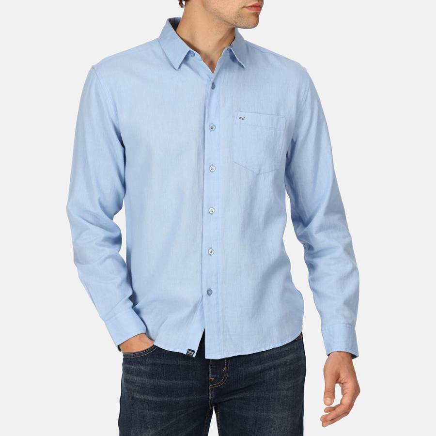 Blue Brycen Cotton Shirt