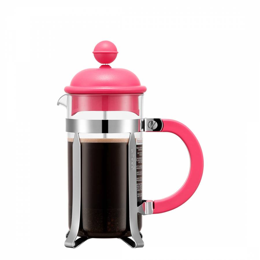 Pink Caffettiera Coffee Maker 3 cup 0.35L 12oz