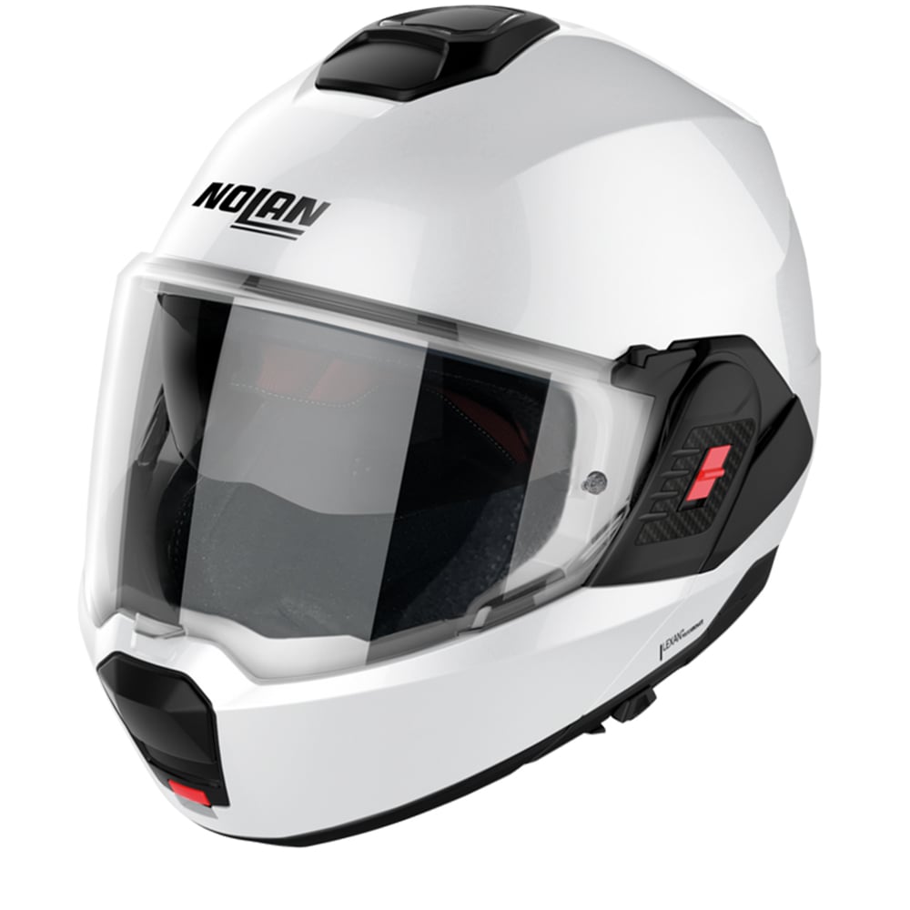 Nolan N120-1 Special N-COM 015 Pure White Modular Helmet Size S