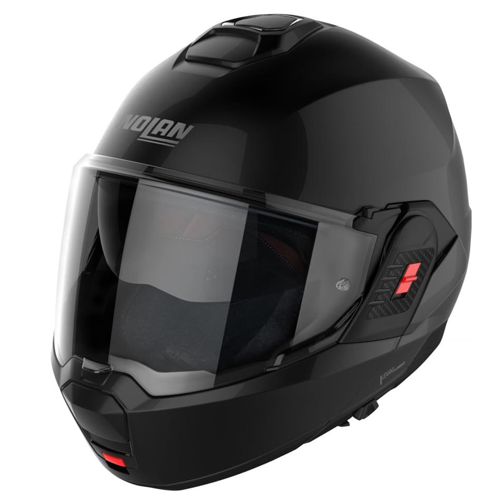 Nolan N100-6 Classic N-COM 010 Flat Black Modular Helmet Size M