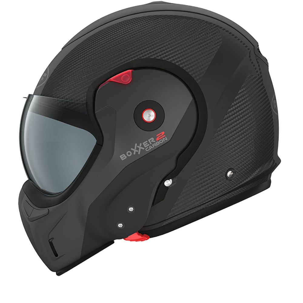 ROOF RO9 BOXXER 2 Carbon Wonder Matt Black Modular Helmet Size XS