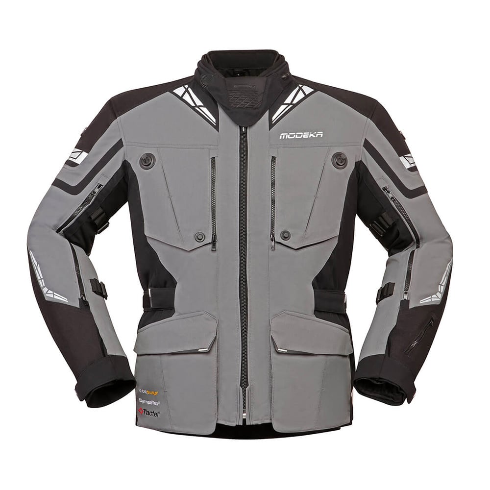 Modeka Panamericana II Jacket Grey Black Size 2XL
