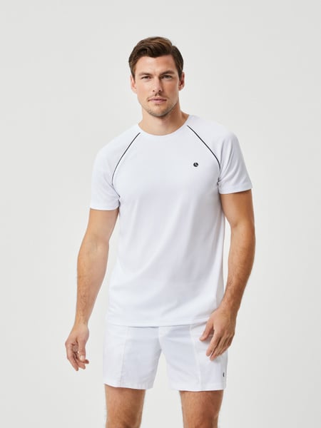 Björn Borg Ace Racquet T-shirt White, L