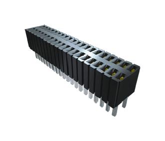 Samtec Slm-107-01-G-S Connector, Rcpt, 7Pos, 1Row, 1.27mm