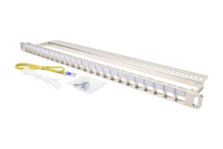Stewart Connector Asy82120-007 Patch Panel, 24Port, 0.5U, 19In