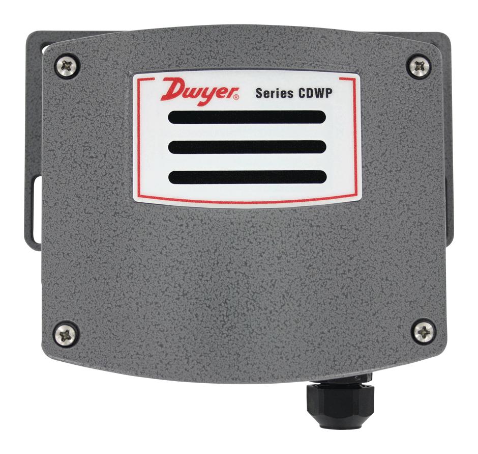 Dwyer Cdwp-10W-C1 Industrial Co2 Transmitter,0-10,000 Ppm