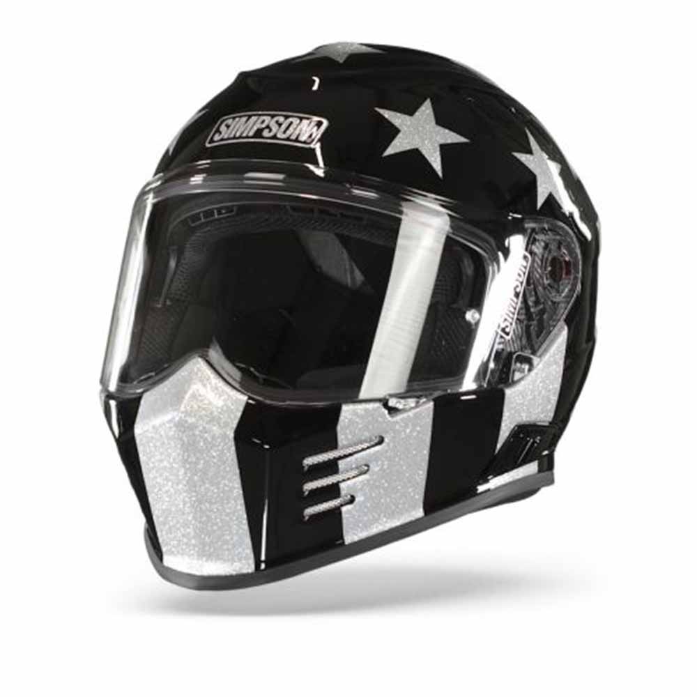 Simpson Venom Stingrae ECE22.06 Full Face Helmet Size XS