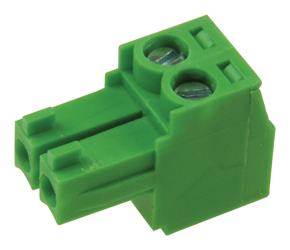 Amphenol Anytek 20020004-C021B01Lf Connector,terminal Block, Pluggable, 2 Position, 26 To 16Awg