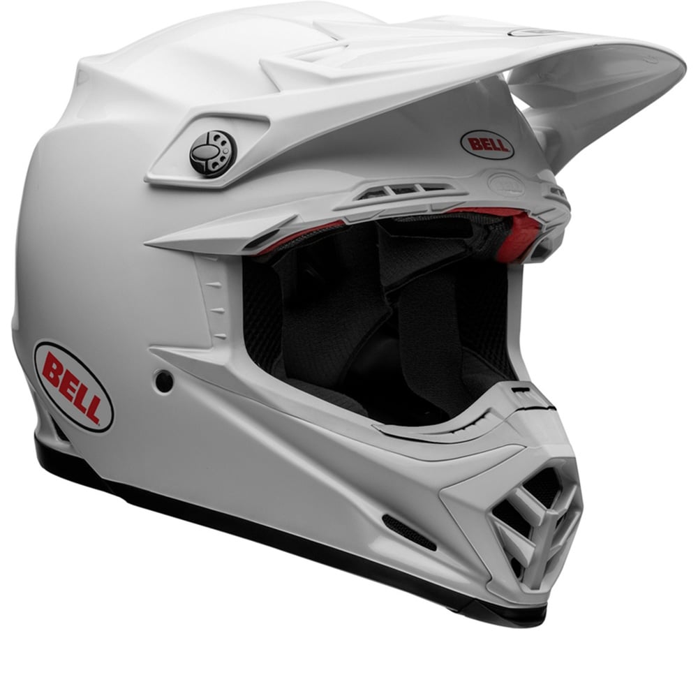 Bell Moto-9S Flex Solid Gloss White Full Face Helmet S