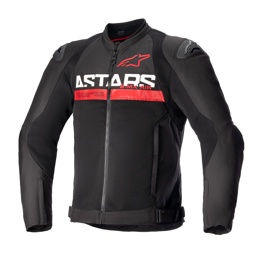 Alpinestars SMX Air Jacket Black Bright Red Size 2XL