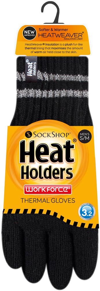 Heat Holders Bsgh851Smblk Heat Holders Gloves - Black S/m