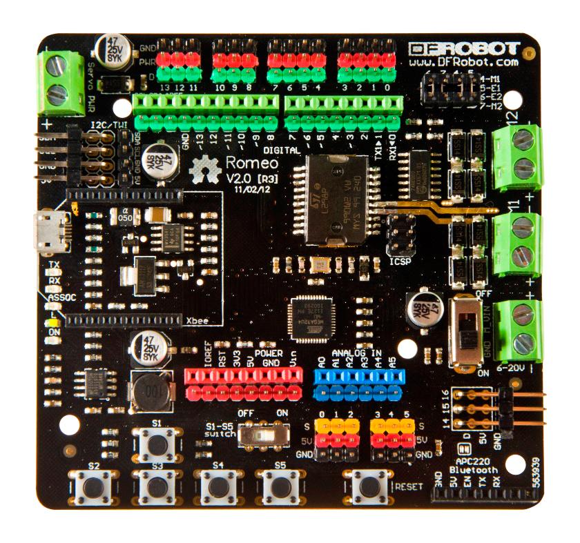 DFRobot Dfr0225 Romeo V2-All In One Controller Board