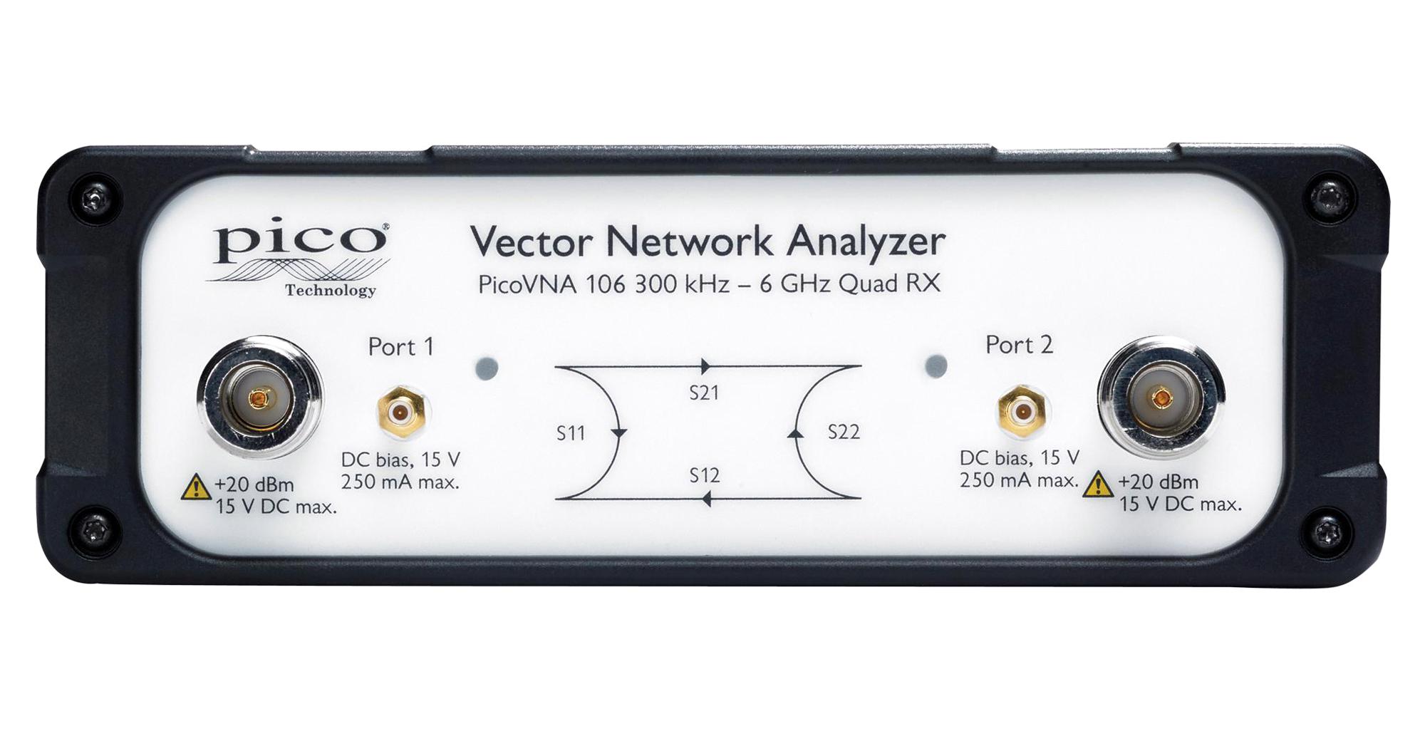 Pico Technology Picovna 106 Vector Network Analyzer, 300Khz To 6Ghz