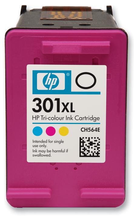 Hewlett Packard Ch564Ee Ink Cart'ge, Ch564Ee,hp301Xl,colour