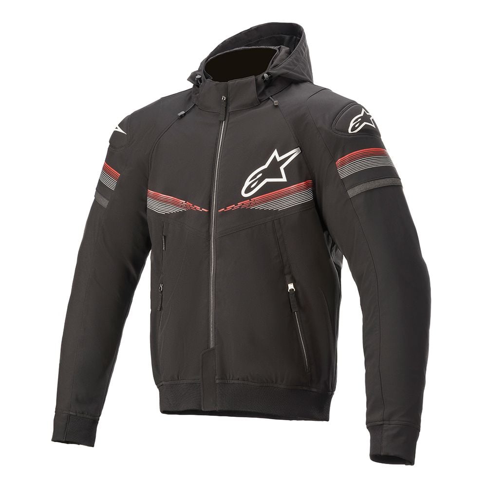 Alpinestars Sektor V2 Tech Jacket Black Bright Red Size S