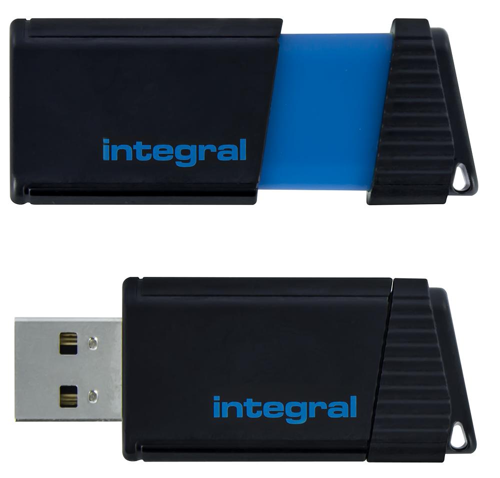 Integral Infd16Gbpulsebl 16Gb Usb Pen Drive Usb 2.0 Blue