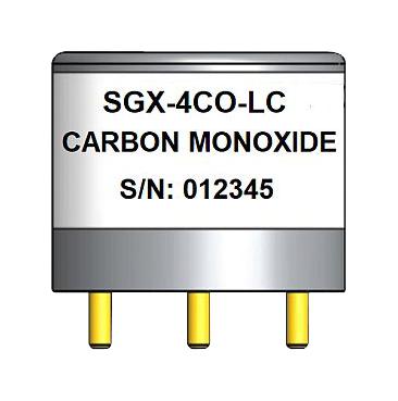 Amphenol SGX Sensortech Sgx-4Co-Lc Gas Detection Sensor, Co, 1000Ppm