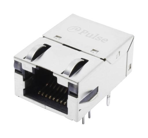 Pulse Electronics Jxd1-1V07Nl Rj45 Connector, R/a Rcpt, 8P8C, 1Port, Th