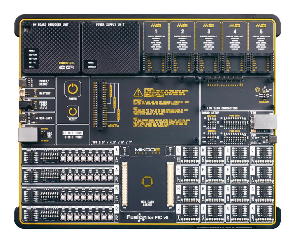 MikroElektronika Mikroe-4548 Dev Board, 32-Bit Dspic/pic Mcu