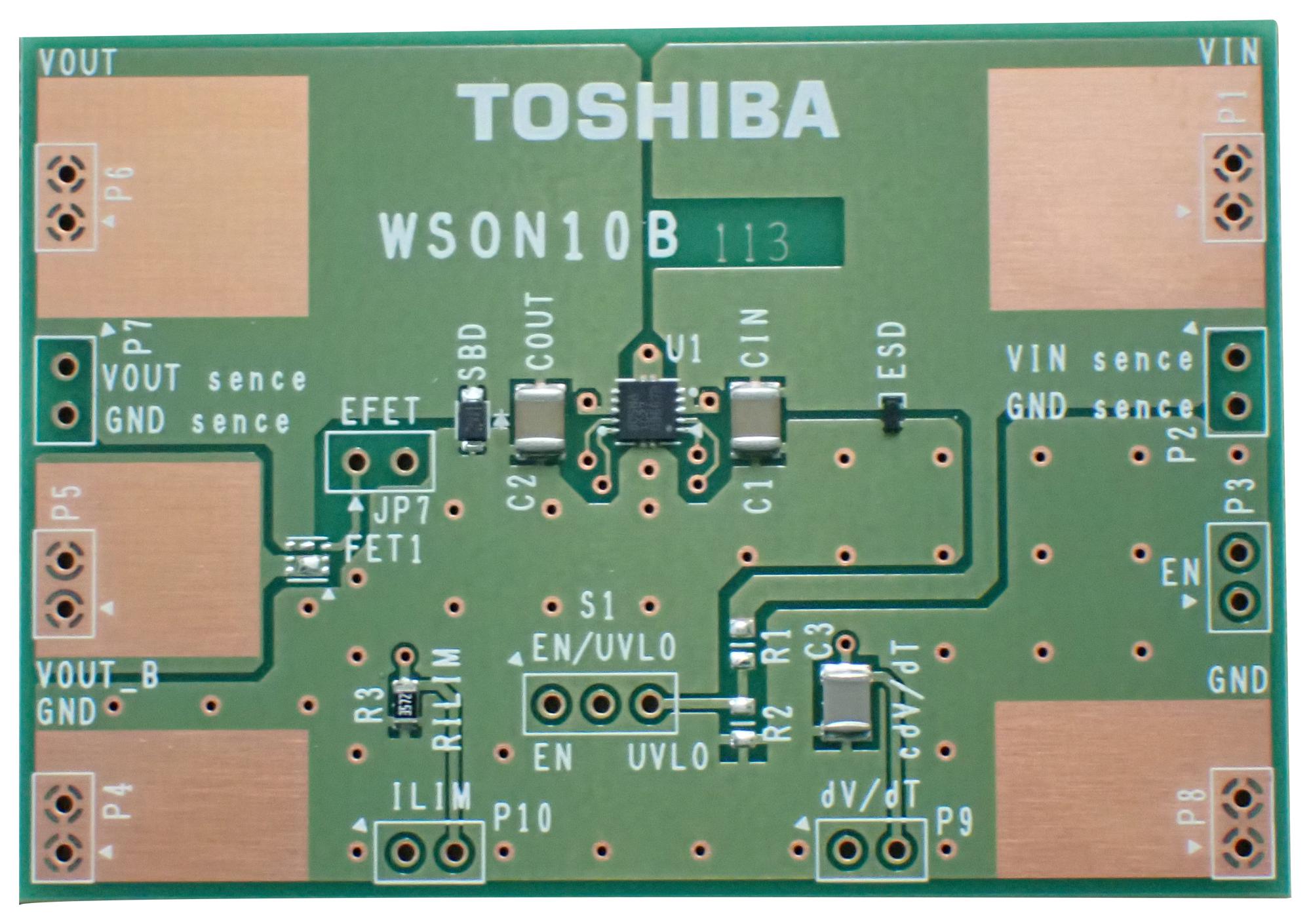 Toshiba Evb-Tcke805Na Evaluation Board, Electronic Fuse