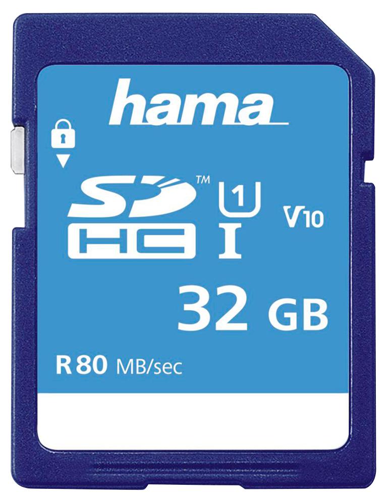 Hama 00124135 32Gb C10 Uhs-I Sdhc, 80Mb/s