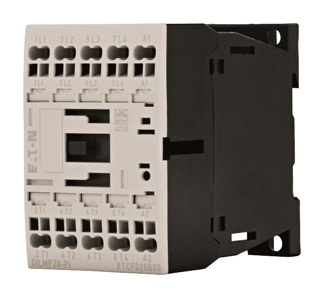 Eaton Moeller Dilmp20(230V50Hz,240V60Hz)-Pi Contactor, 4Pst-No, 230Vac, Din/panel