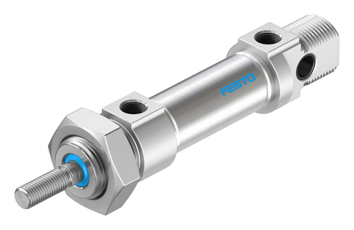 Festo Dsnu-20-15-Pps-A Cylinder, Dbl Acting, 20mm, 10Bar, 15mm