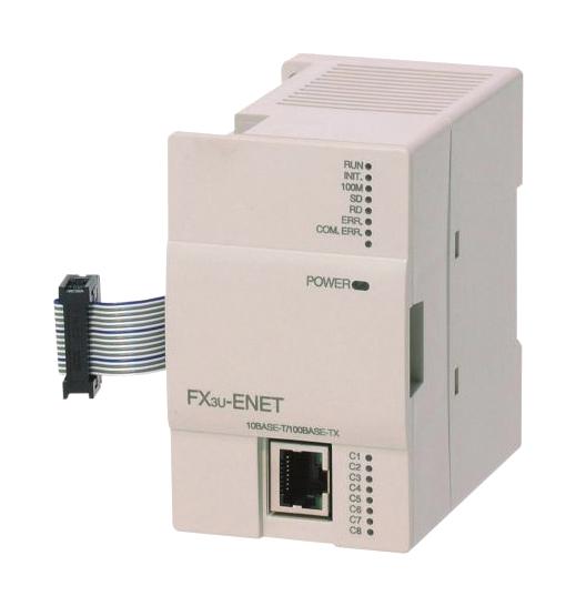 Mitsubishi Fx3U-Enet Ethernet Comm Module, Tcp/ip, Udp, Rj45