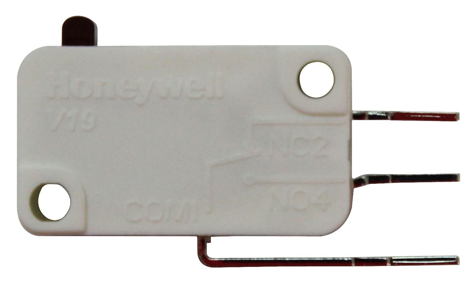 Honeywell V19T16-P2Z400 Microswitch, Spdt, 16A, 125Vac, 400Gf